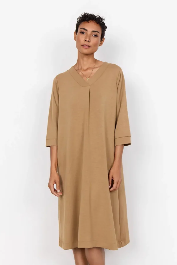 Klänningar | Comfy>Soyaconcept SC-BANU 197 Klänning Camel