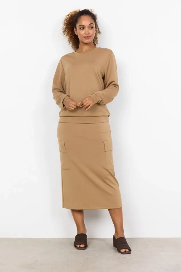 Blusar Och Skjortor | Comfy>Soyaconcept SC-BANU 185 Sweatshirt Camel