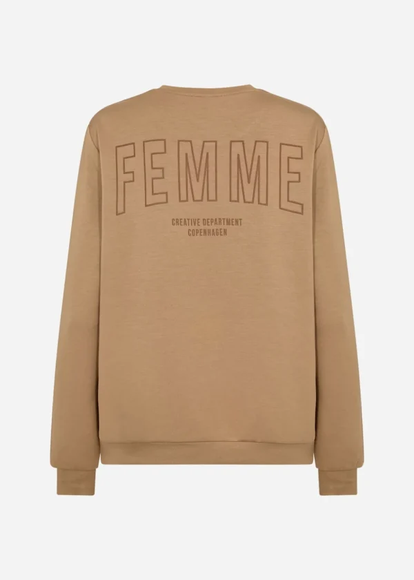 Blusar Och Skjortor | Comfy>Soyaconcept SC-BANU 185 Sweatshirt Camel