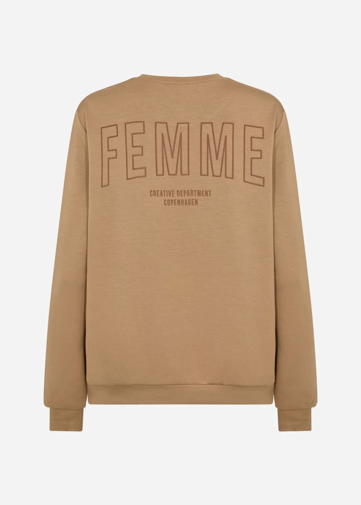 scbanu__sweatshirt_camel_6.webp Blusar Och Skjortor | Comfy>Soyaconcept SC-BANU 185 Sweatshirt Camel
