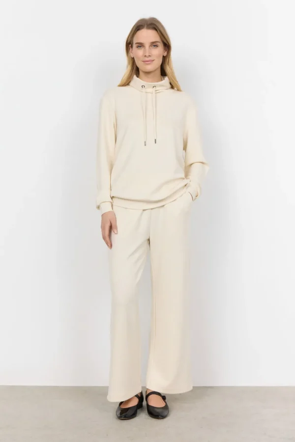 Blusar Och Skjortor | Comfy>Soyaconcept SC-BANU 196 Sweatshirt Cream