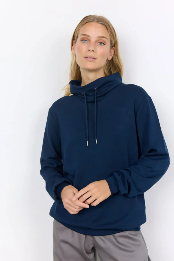 Blusar Och Skjortor | Comfy>Soyaconcept SC-BANU 125 Sweatshirt Navy
