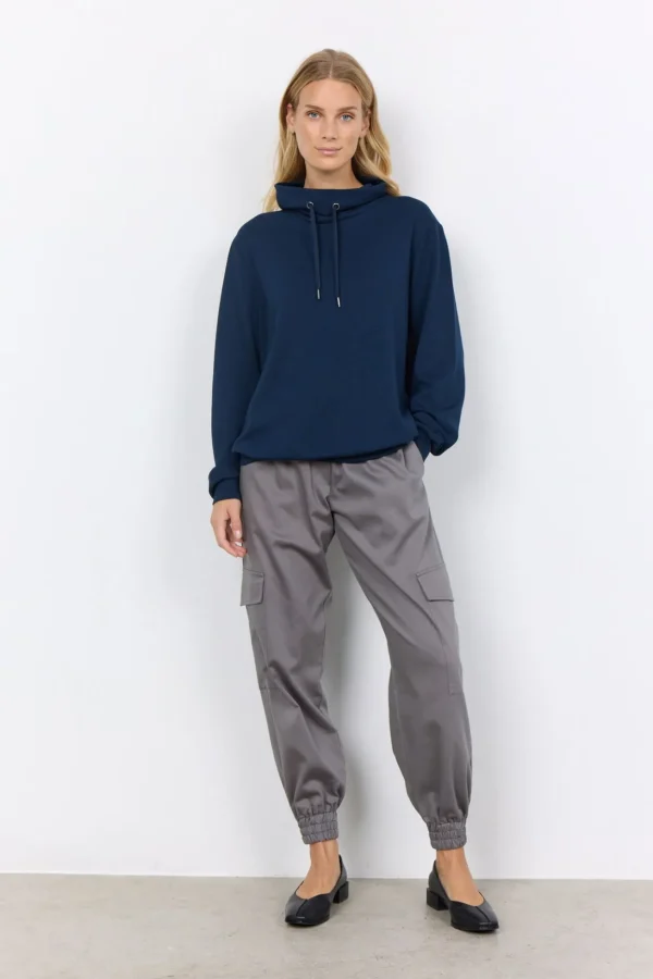 Blusar Och Skjortor | Comfy>Soyaconcept SC-BANU 125 Sweatshirt Navy