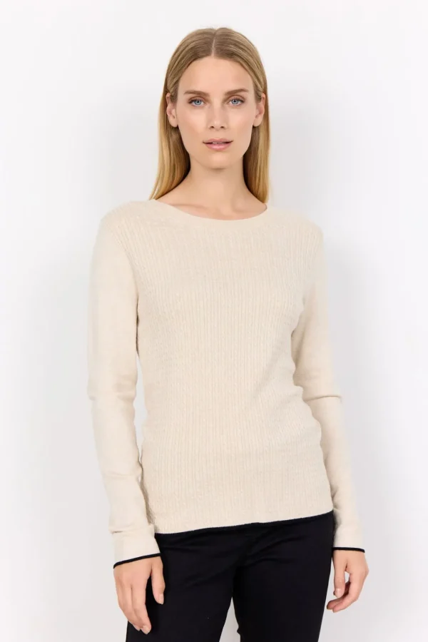 Stickat>Soyaconcept SC-DOLLIE 767 Pullover Cream
