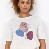 Toppar>Soyaconcept SC-FELICITY FP 475 T-shirt Rosa