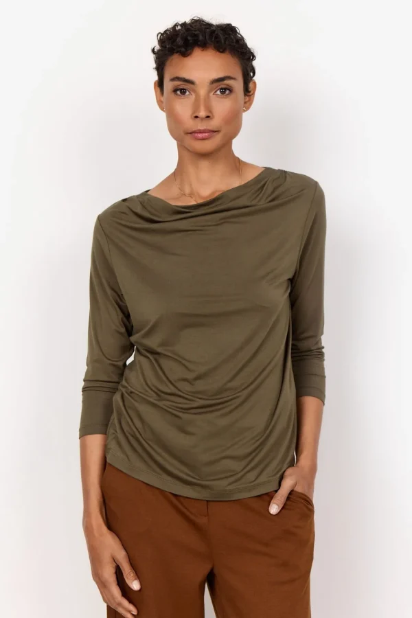 Toppar>Soyaconcept SC-MARICA 302 T-shirt Oliv